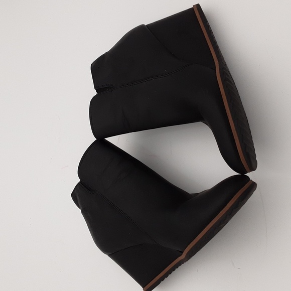 Naturalizer Soul Black Wedge Ankle Boots Wedge Casual 8M Casual Office Y2k 8M - Picture 7 of 14